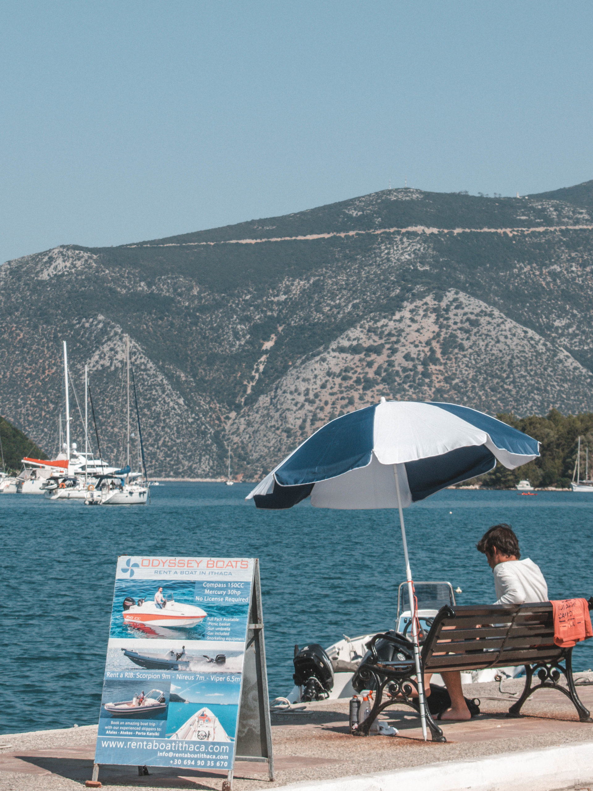 Boat rentals Ithaca Greece