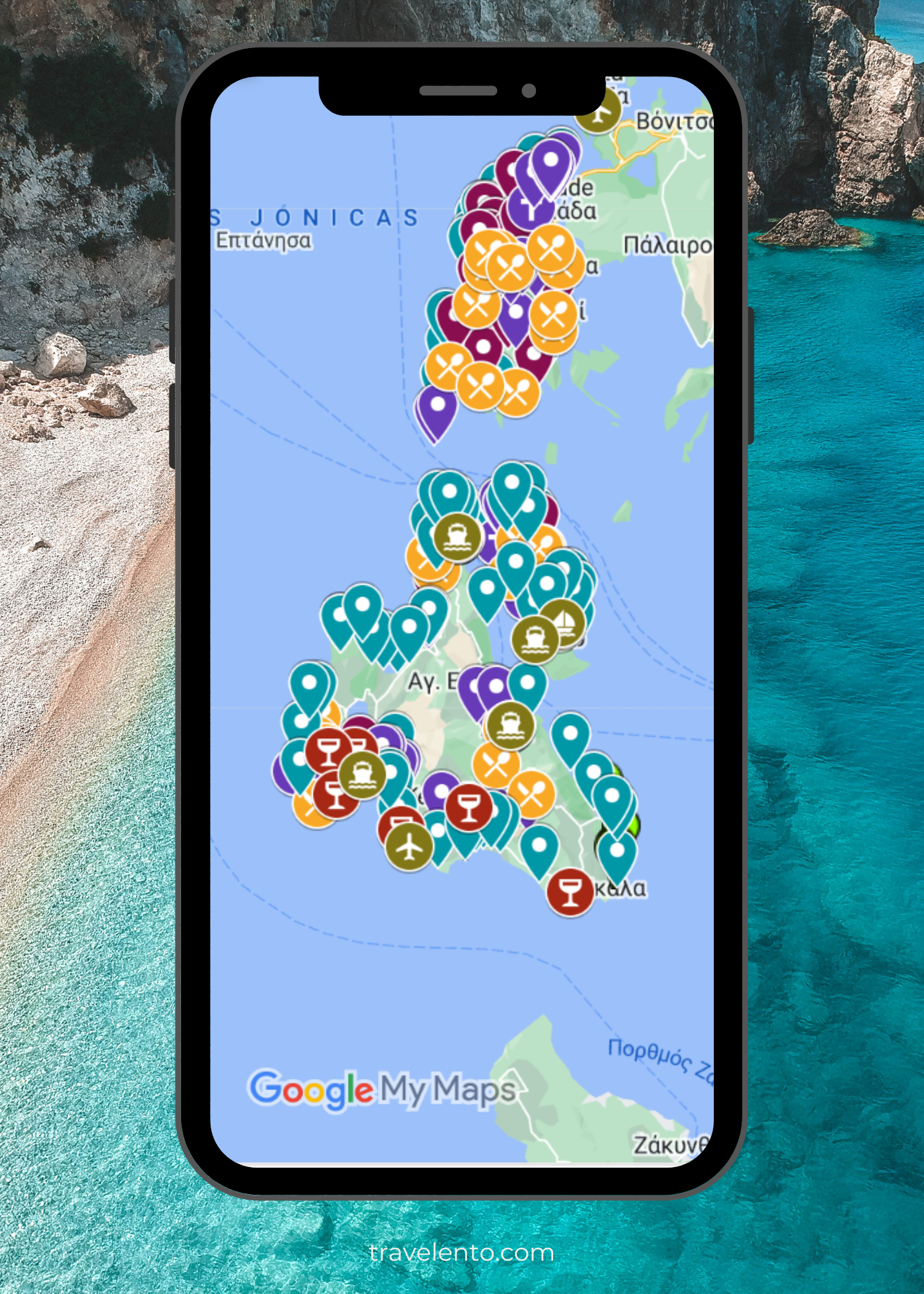 Ionian Islands Google Maps